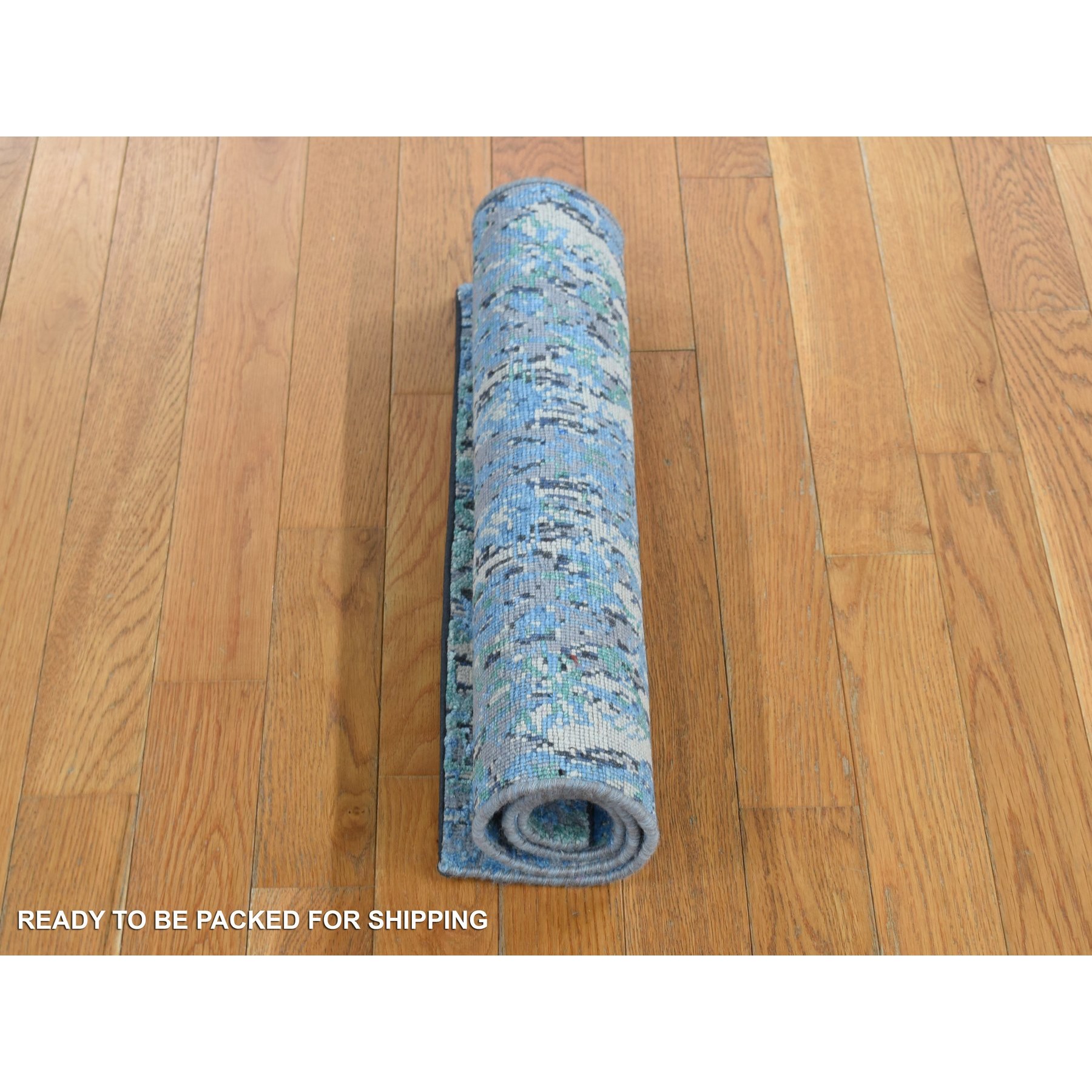Modern & Contemporary Wool Hand-Knotted Area Rug 2'0